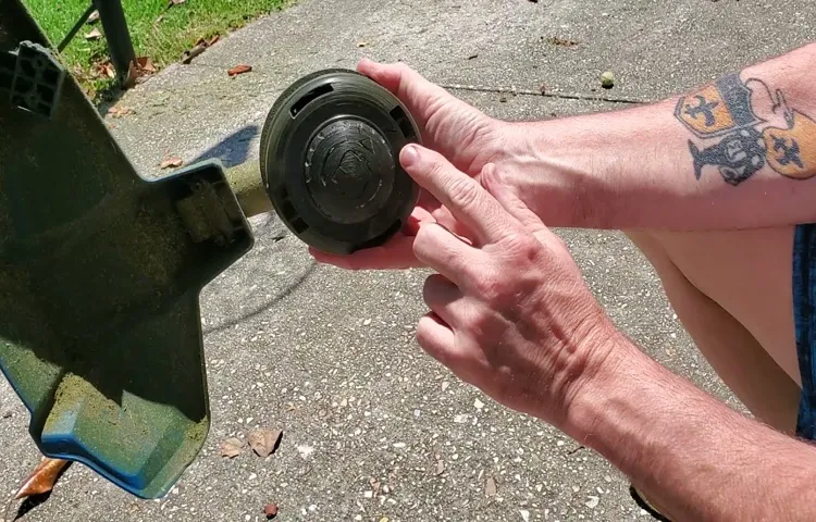 how to put cord in a weed eater