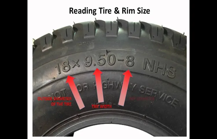 how to read lawn mower tire size