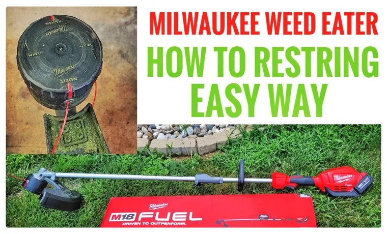 how to reload a milwaukee weed eater