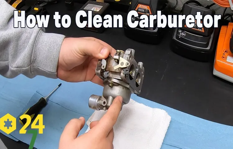 how to remove a lawn mower carburetor