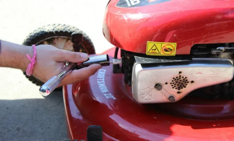how to remove a spark plug from a lawn mower 2
