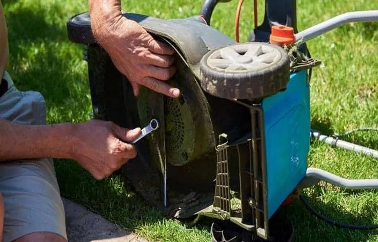 how to remove blade from greenworks lawn mower