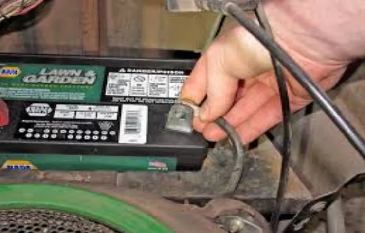 how to remove lawn mower battery 10