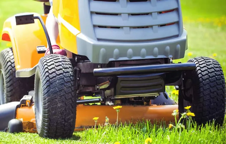 how to seat a tubeless lawn mower tire
