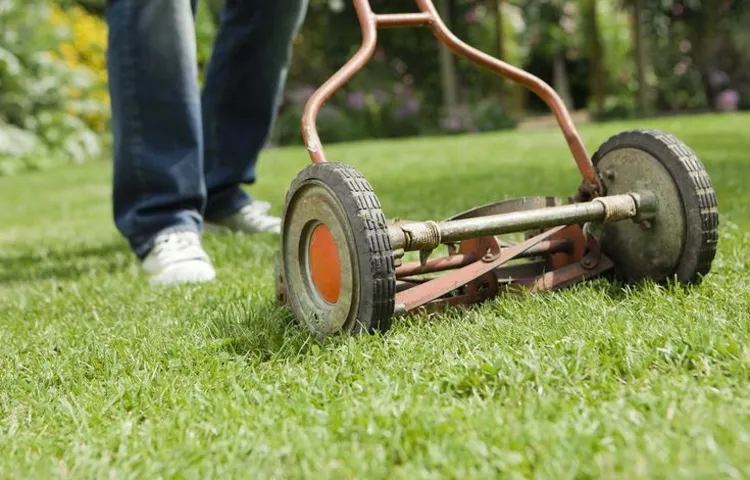 how to sharpen push lawn mower blades without removing 2