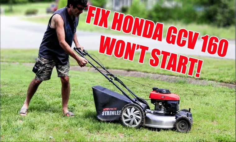 how to start a honda easy start lawn mower gcv160 2