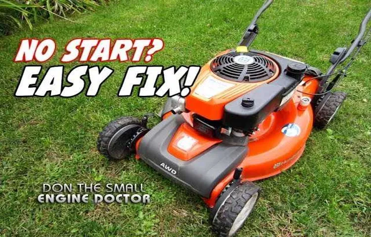 How to Start a Lawn Mower Without a Choke: Quick and Easy Guide