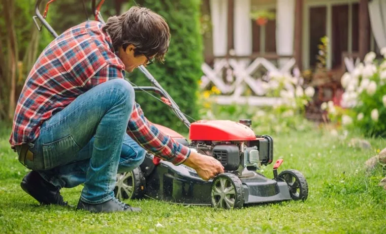 how to start a riding lawn mower
