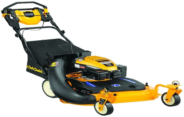how to start cub cadet lawn mower