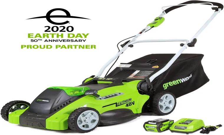 how to start greenworks 40v lawn mower
