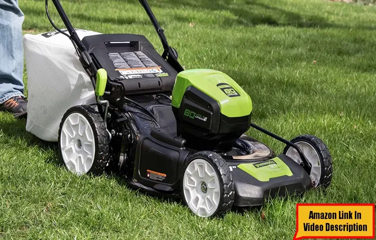 how to start greenworks 80v lawn mower