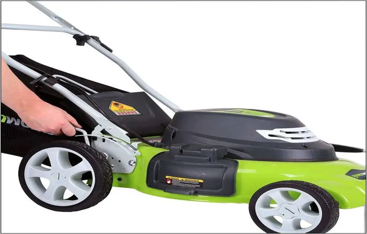 how to start greenworks lawn mower 18