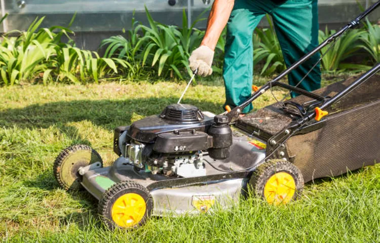 how to start lawn mower after winter
