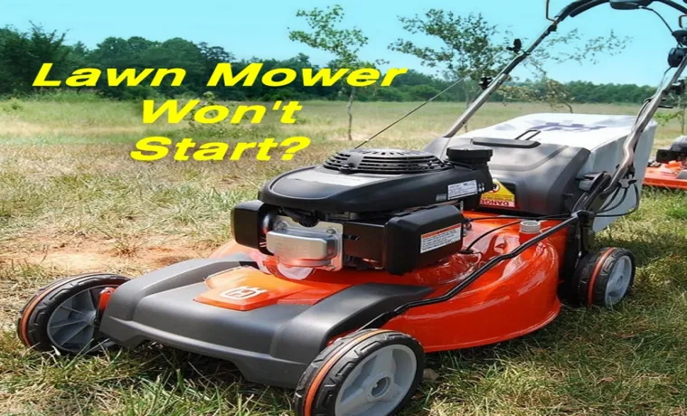 how to start up a lawn mower 2
