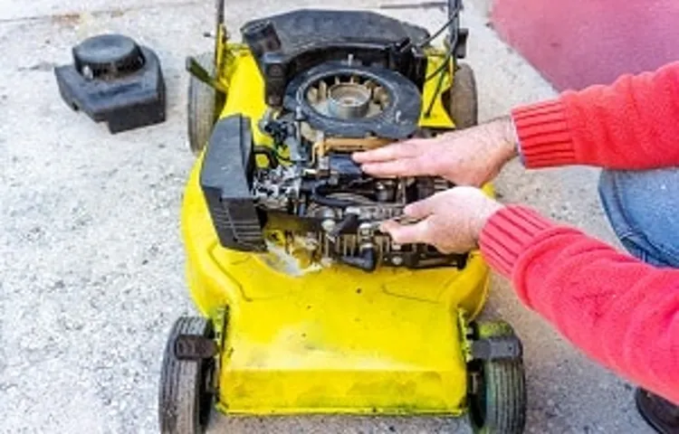 how to take apart a lawn mower engine
