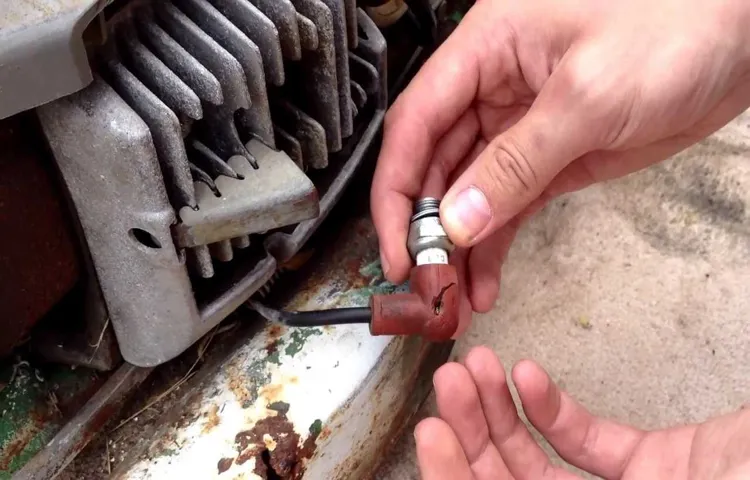 how to test a lawn mower spark plug