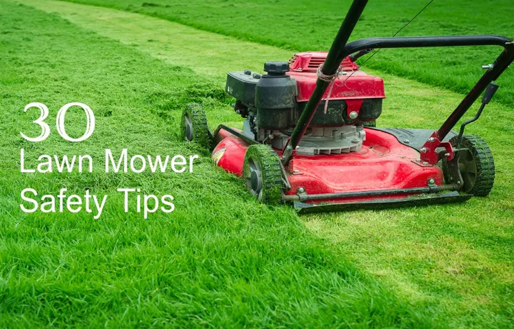 how to tip a lawn mower