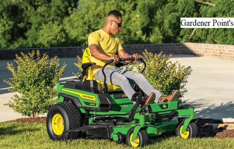 how to turn a lawn mower