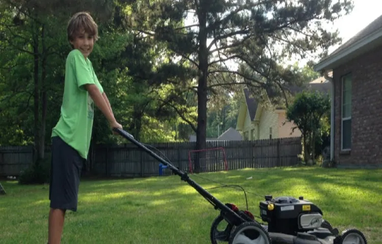 how to turn a rear wheel drive lawn mower