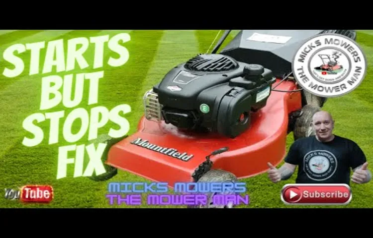 how to turn on a briggs and stratton lawn mower