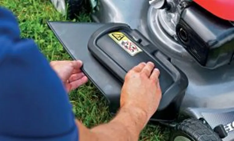 how to use side discharge on lawn mower