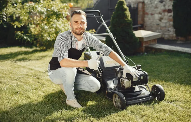 how to use starter fluid on lawn mower
