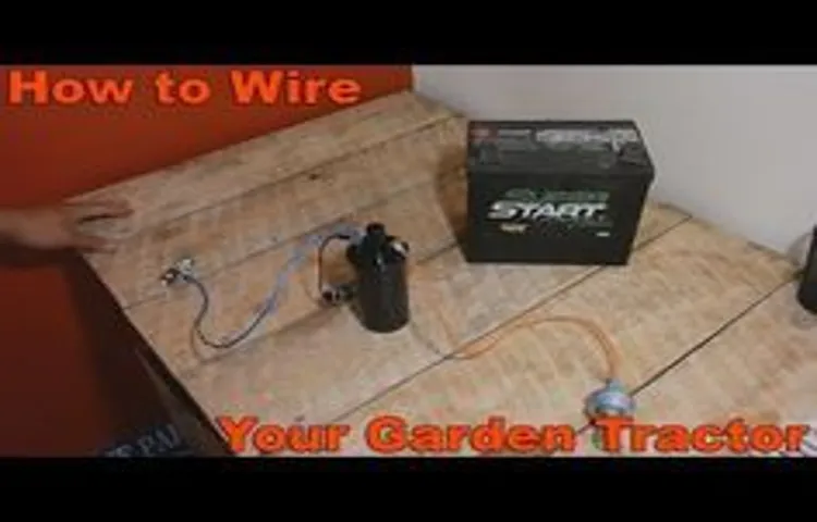 how to wire a charging system on a lawn mower