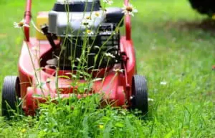 lawn mower bogs down when cutting