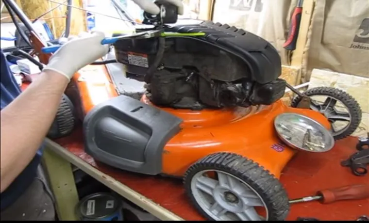 lawn mower dies when blades are engaged