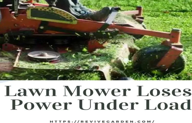 lawn mower loses power when hot