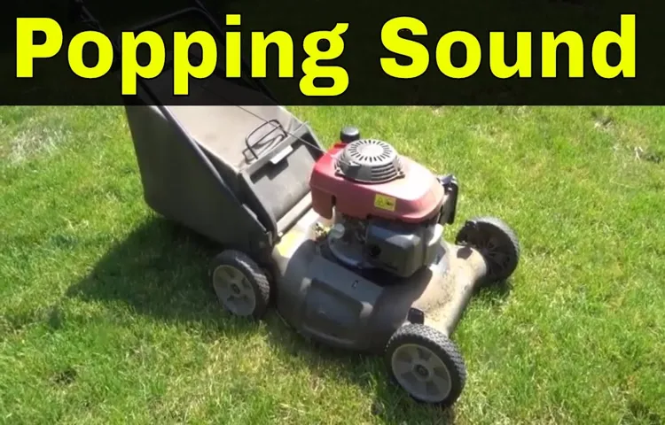 lawn mower rattles when trying to start