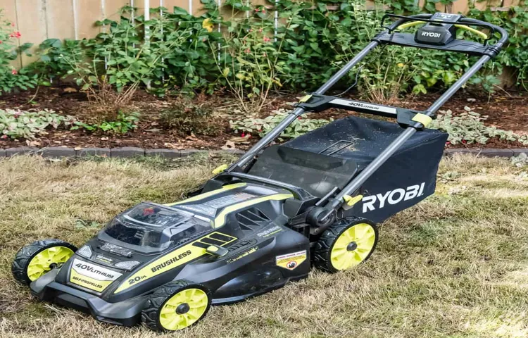ryobi electric lawn mower how to start