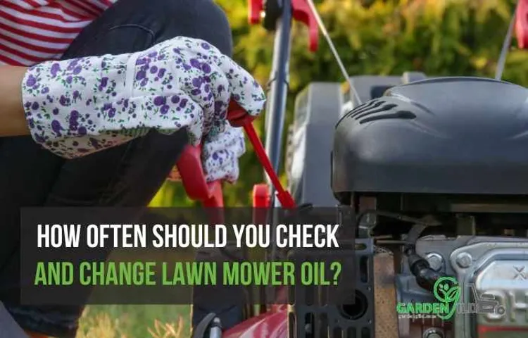 what causes gas to get in oil in lawn mower