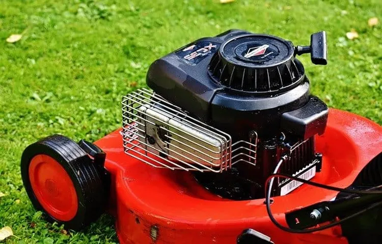 what causes lawn mower to smoke