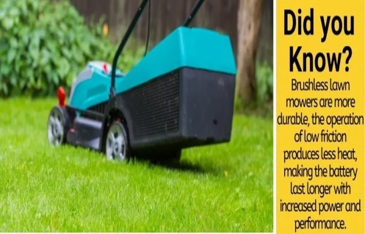 what does brushless mean on a lawn mower