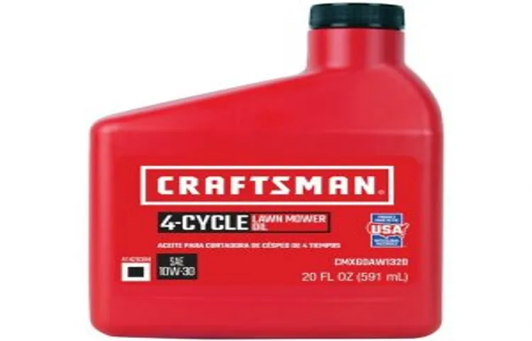 what kind of oil goes in a craftsman lawn mower