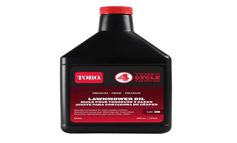what oil for toro lawn mower