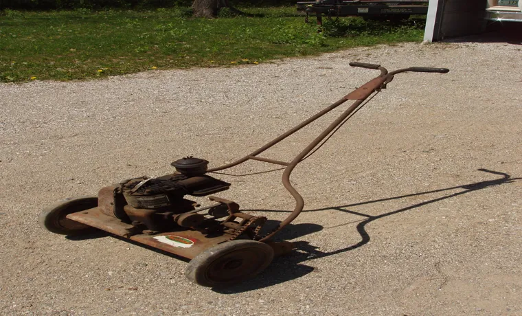 what to do with old lawn mower 8