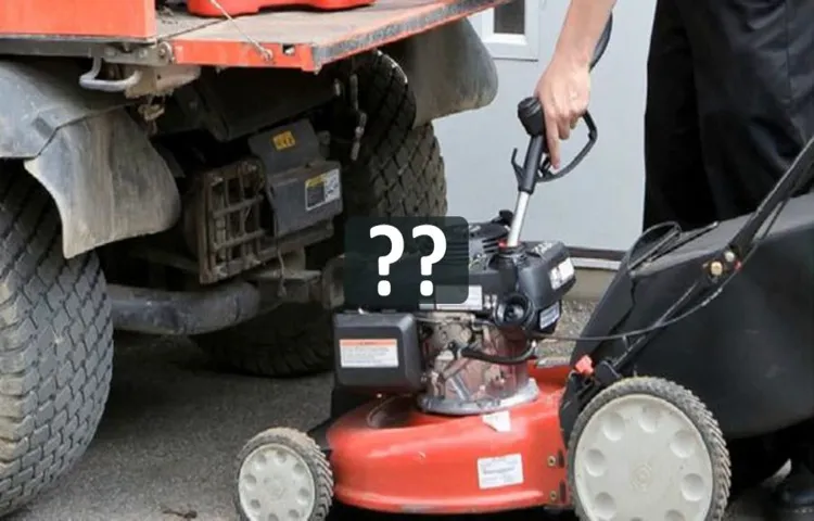 what type of gas does a lawn mower use