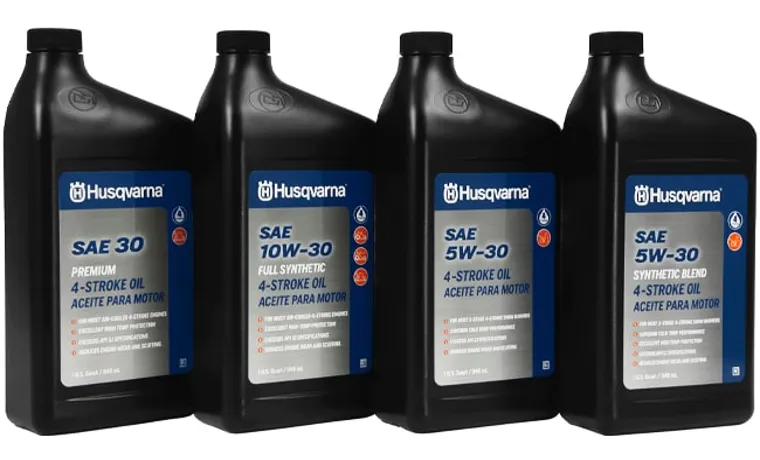 what type of oil for husqvarna riding lawn mower