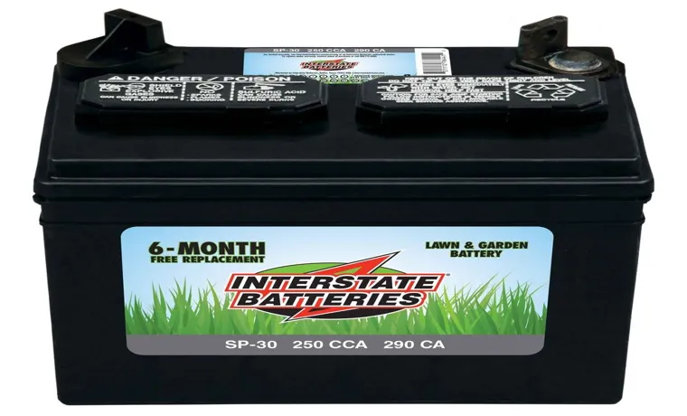 what volt battery is in a riding lawn mower