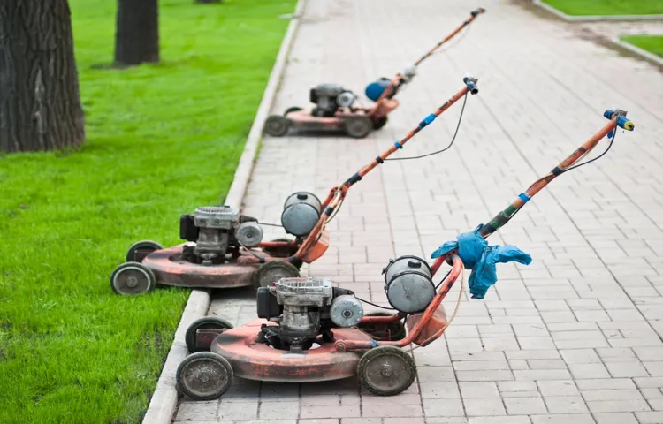 where to dispose lawn mower