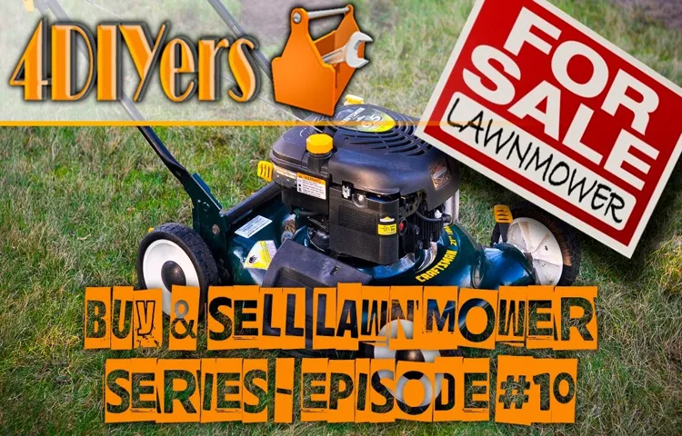 Where to Sell Used Lawn Mower: Top Destinations for Garden Equipment
