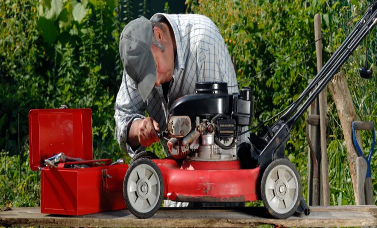 where to spray starter fluid riding lawn mower