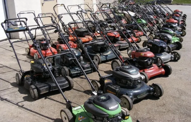 where to store lawn mower