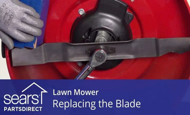 which way does the lawn mower blade go