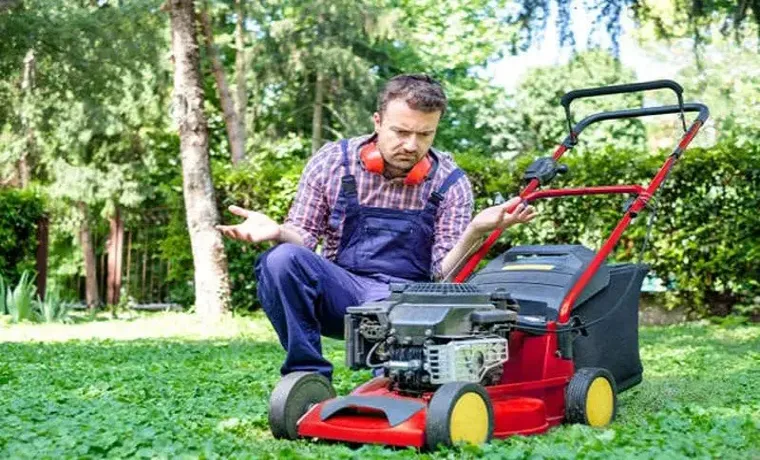 why does lawn mower backfire