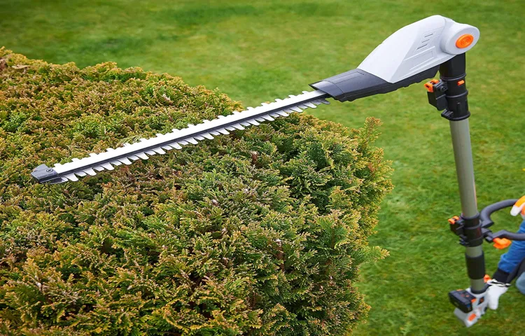 can a hedge trimmer cut weeds
