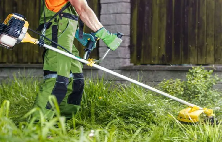 can a string trimmer cut weeds