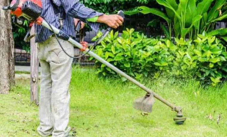 can you use a hedge trimmer to cut weeds